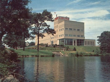 Carling Brewery building on Lake Cochituate