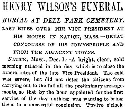 New York Times of Dec. 2, 1875