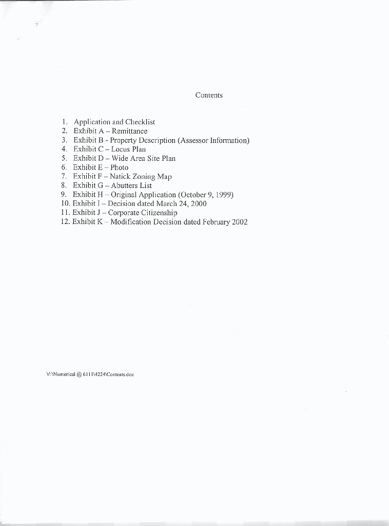 BSCHelipadApp2007_02Contents Contents page