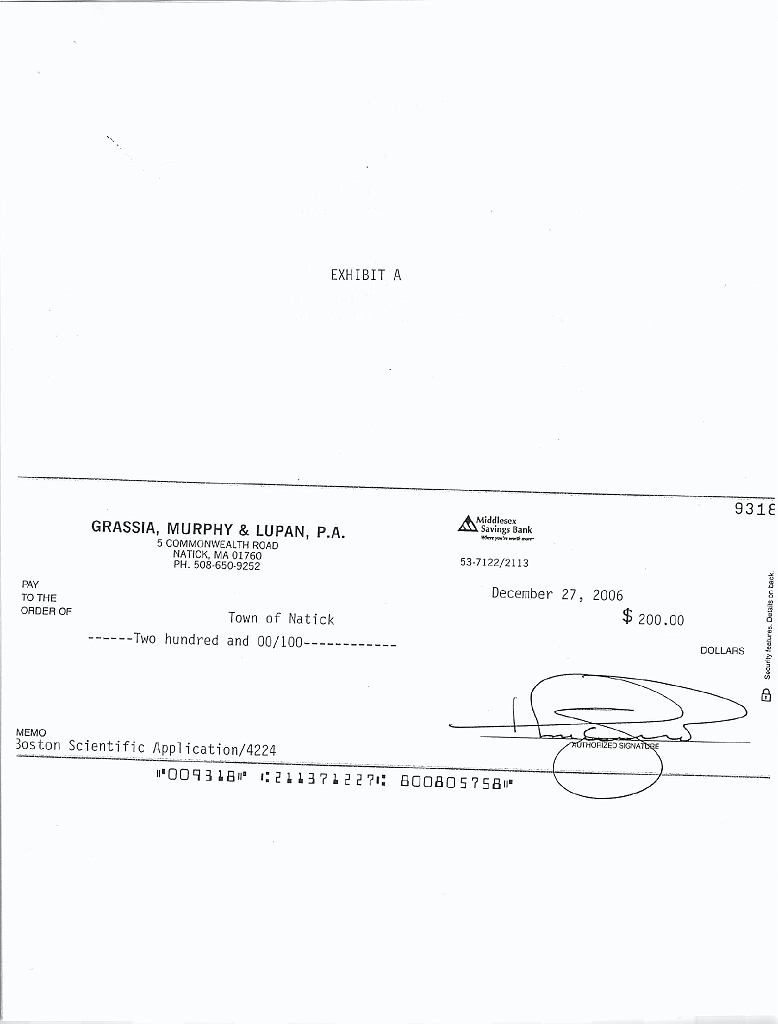 BSCHelipadApp2007_08ExhibA Exhibit A -Remittance