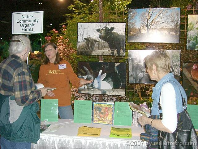 070323FlowerShow678 Our Natick Community Organic Farm was exhibiting, too.