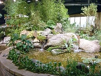 070323FlowerShow675 Ponds, waterfalls, lots of water.