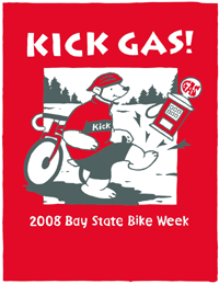 "Kick Gas!" logo